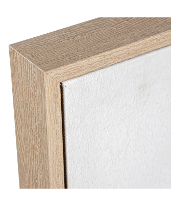 Cuadro Lienzo Marco Madera Natural 48x68cm Abstracto 50x70x3,5cm
