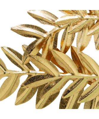 Adorno Pared Metal Árbol Dorado 74x90x6,5cm