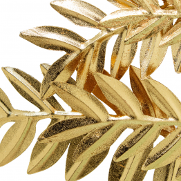 Adorno Pared Metal Árbol Dorado 74x90x6,5cm