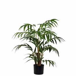 Planta Artificial Bambu 80cm 9 Troncos 4 Ramas 80 Cm.