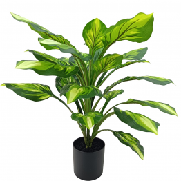 Planta Artificial Aglaonema 70 Cm 15 Hojas 70 Cm.