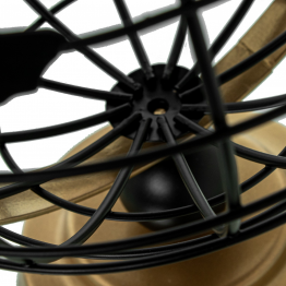 Globo Terraqueo Metal Hueco Negro 20.5x18x30cm