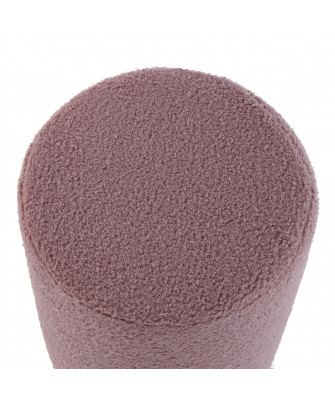 Puf Borreguito Rosa Claro