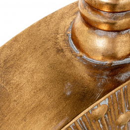 Jarrón Metal Dorado 40x14x64cm