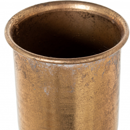 Jarrón Metal Dorado 40x14x64cm