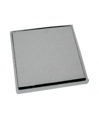 Puf Plegable Blanco Felpa C/ Almacenaje