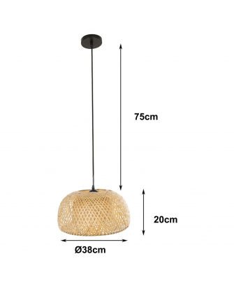 Lámpara Techo Bambú