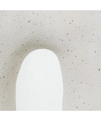 Lampara Sobremesa Ceramica Blanca 1xg9 No Incluida 22,5x11,5x45cm