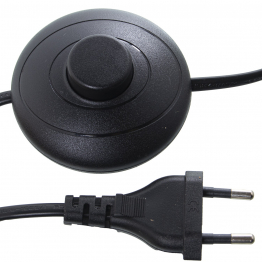 Lámpara Pie Metal Blanca 1xe27 Max.40w, Interruptor De Pie Ø23x151cm Cable Negro:170cm