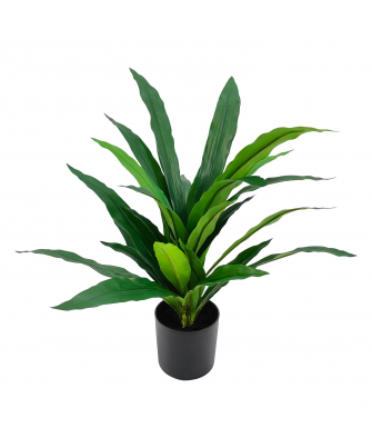 Planta Artificial Dracaena 60 Cm 5 Ramas 30 Hojas 60 Cm.