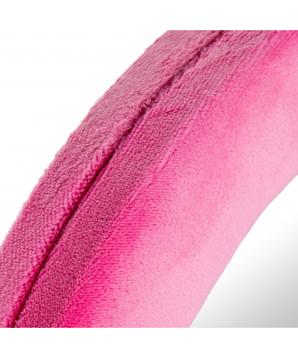 Espejo De Pared Madera Dm Terciopelo Rosa 50x3,5x100cm