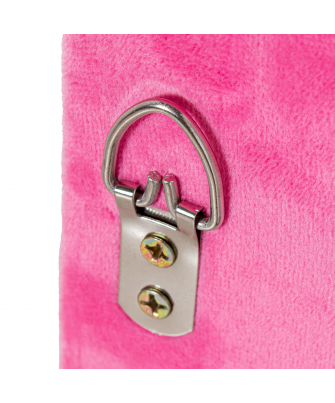 Espejo De Pared Madera Dm Terciopelo Rosa 50x3,5x100cm