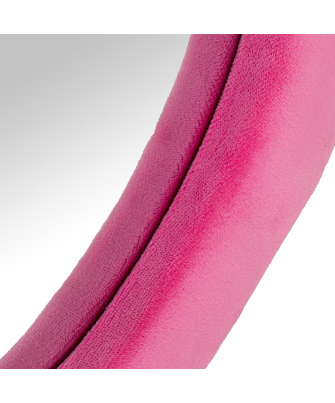 Espejo De Pared Madera Dm Terciopelo Rosa 50x3,5x100cm