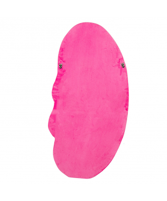 Espejo De Pared Madera Dm Terciopelo Rosa 50x3,5x100cm