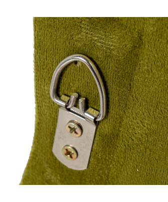 Espejo De Pared Madera Dm Terciopelo Verde 50x3,5x100cm