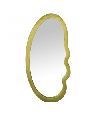 Espejo De Pared Madera Dm Terciopelo Verde 50x3,5x100cm