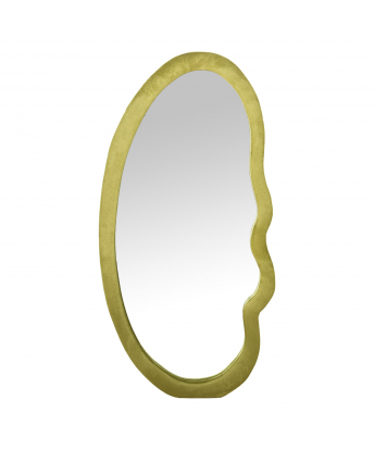 Espejo De Pared Madera Dm Terciopelo Verde 50x3,5x100cm