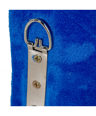 Espejo De Pared Madera Dm Terciopelo Azul 68x4x90cm