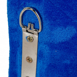 Espejo De Pared Madera Dm Terciopelo Azul 68x4x90cm