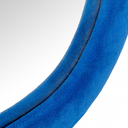 Espejo De Pared Madera Dm Terciopelo Azul 68x4x90cm