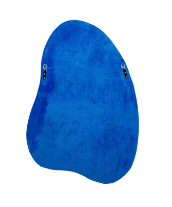 Espejo De Pared Madera Dm Terciopelo Azul 68x4x90cm