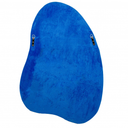 Espejo De Pared Madera Dm Terciopelo Azul 68x4x90cm