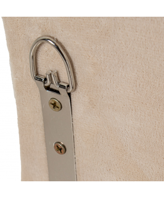 Espejo De Pared Madera Dm Terciopelo Beige 68x4x90cm