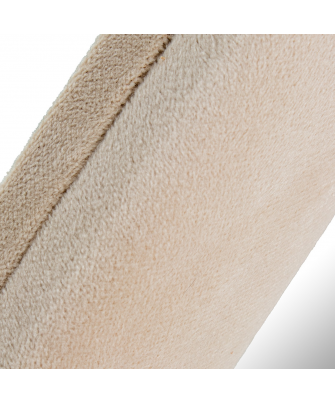 Espejo De Pared Madera Dm Terciopelo Beige 68x4x90cm