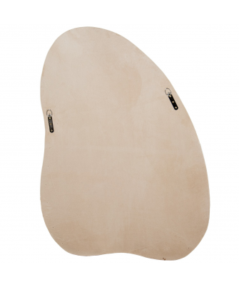 Espejo De Pared Madera Dm Terciopelo Beige 68x4x90cm