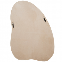 Espejo De Pared Madera Dm Terciopelo Beige 68x4x90cm