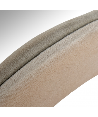 Espejo De Pared Madera Dm Terciopelo Beige 68x4x90cm