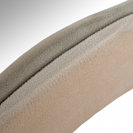 Espejo De Pared Madera Dm Terciopelo Beige 68x4x90cm