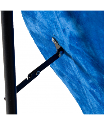 Espejo De Pie Madera Dm Terciopelo Azul 60x4x160cm