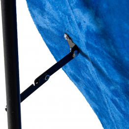 Espejo De Pie Madera Dm Terciopelo Azul 60x4x160cm