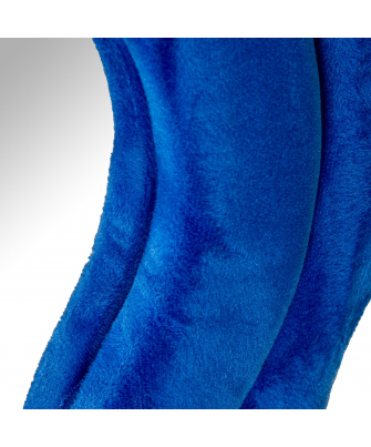 Espejo De Pie Madera Dm Terciopelo Azul 60x4x160cm