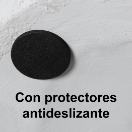 copia de Mesa Auxiliar Fibra De Vidrio blanco Brillo 35x35x46cm