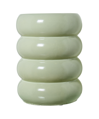 copia de Mesa Auxiliar Fibra De Vidrio blanco Brillo 35x35x46cm