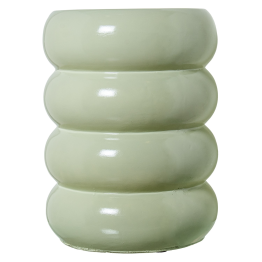 copia de Mesa Auxiliar Fibra De Vidrio blanco Brillo 35x35x46cm