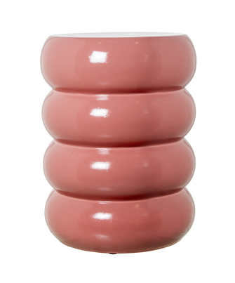 copia de copia de Mesa Auxiliar Fibra De Vidrio burdeos Brillo 35x35x46cm