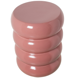 copia de copia de Mesa Auxiliar Fibra De Vidrio burdeos Brillo 35x35x46cm