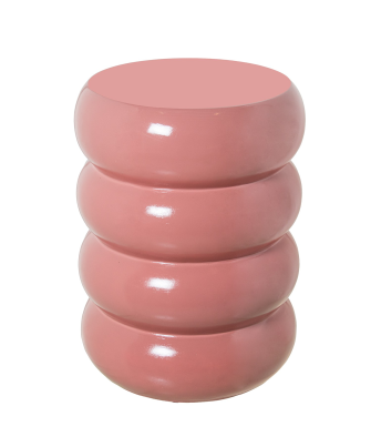 copia de copia de Mesa Auxiliar Fibra De Vidrio burdeos Brillo 35x35x46cm