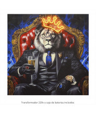 Cuadro Led King León