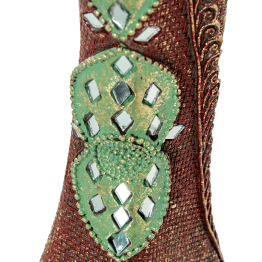 Figura Resina Africana 9x8x36cm