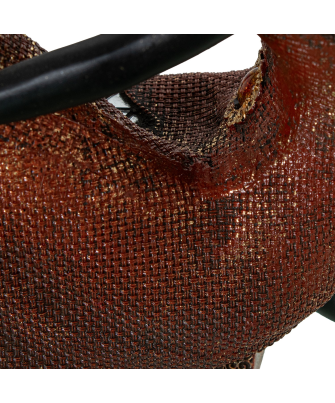 Figura Resina Africana Sentada 18x10x26cm