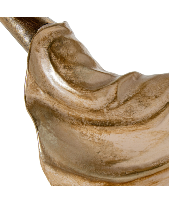 Figura Resina Bailarina Dorada 19x9x45cm