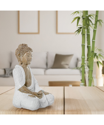 Figura Resina Buda 21x17x30cm