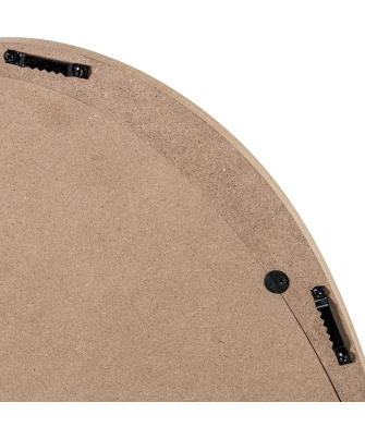 Espejo Pared Madera Natural, Colgado Vertical Y Horizontal 48,5x1,2x68,5cm