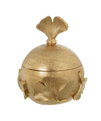 Joyero Resina Dorada Ø10,5x13cm