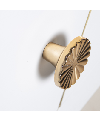 Mesa Entrada Madera 2 Cajones Blanco, Patas Metal Oro 90x30x80cm Alt. Patas:55,5cm