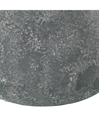 Lámpara Sobremesa Cerámica Gris Pantalla Lino 1xe27 Max.60w Ø20x28cm Base:ø13,5x13cm